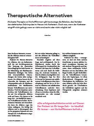 Titelbild des Artikels Therapeutische Alternativen