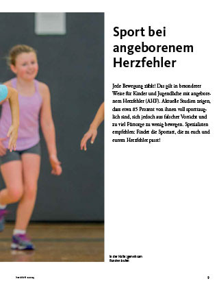 Titelbild des Artikels: Sport bei angeborenem Herzfehler