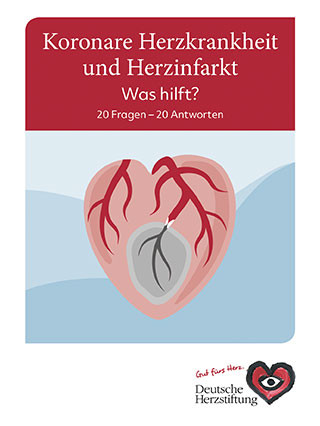 Titelbild des Ratgebers: 20 Fragen zu KHK & Herzinfarkt