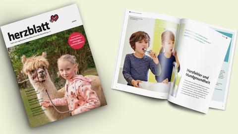Collage der aktuellen Herzblatt-Ausgabe