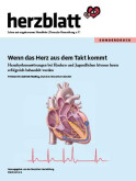 Titelbild des Sonderdrucks Herzrythmusstörung Kinder